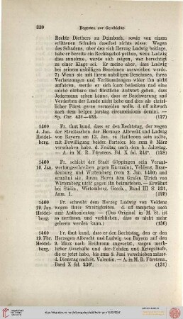 Regesten 1460 - 1464