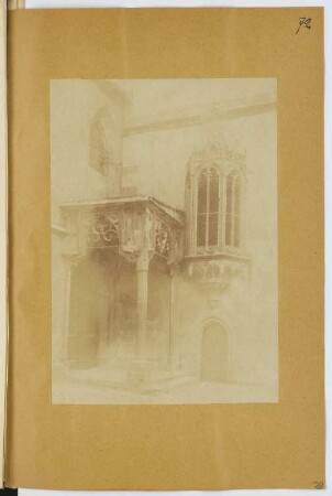 Erker, Wertheim: Ansicht (aus: Skizzen- und Fotoalbum 16)