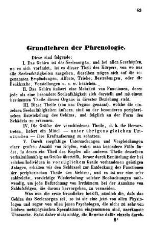 Grundlehren der Phrenologie.