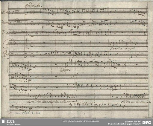 Antigono. Excerpts - Mus.2973-F-6,5 : S, orch, bc