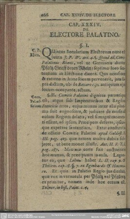 Cap. XXXIV. De Electore Palatino