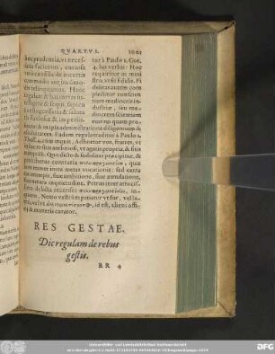 Res Gestae.