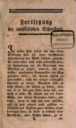 Journal der Musik, Kupferstiche und verschiedenen Kunstwerken : von einigen Freunden der schönen Wissenschaften zusammengetragen, 2. 1785