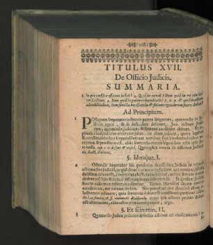 Titulus XVII. De officio judicis.