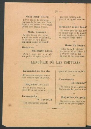 Lenguaje de las cortinas