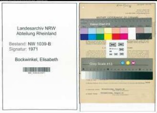 Entnazifizierung Elisabeth Bockwinkel , geb. 23.07.1901 (Geschaeftsinhaberin)