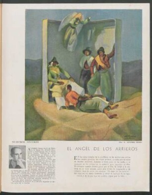 El ángel de los arrieros : Nuestros pintores