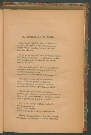 Las florecillas del campo