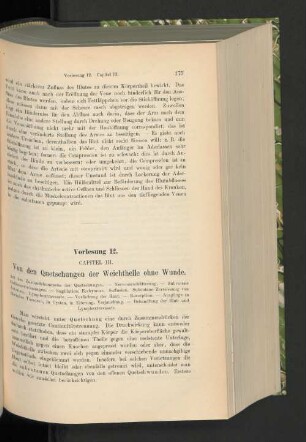 Capitel III. Von den Quetschungen der Weichtheile ohne Wunde.