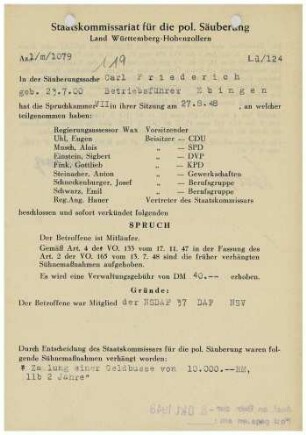 Friederich, Carl