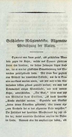 Geschärftere Religionsedikte. Allgemeine Widersetzung der Nation