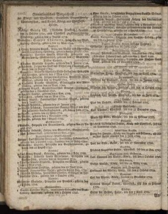 Genealogisches Verzeichniß der Königl. und Churfürstl., Hochfürstl. Braunschweig-Lüneburgschen, auch Kaiserl. Königl. und Churfürstl. Häuser