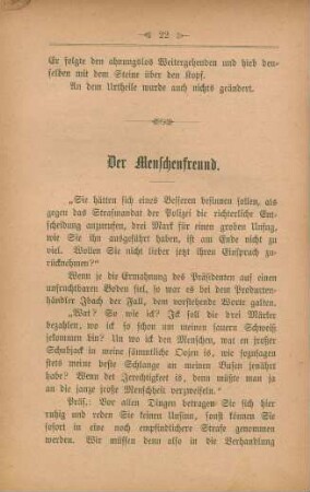 Der Menschenfreund