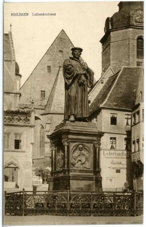 Eisleben. Lutherdenkmal