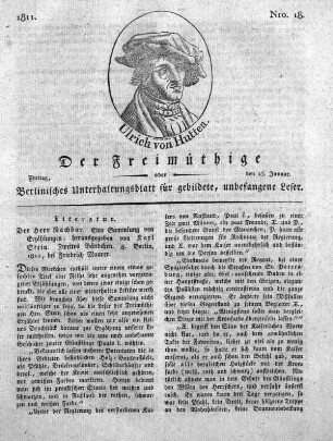 Nro. 18, Freitag, den 25. Januar 1811