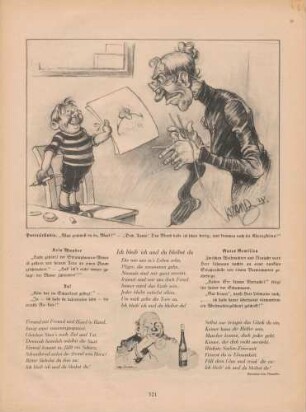 "Porträtstudie" "Ich bleib' ich und du bleibst du"