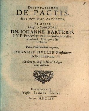 Disp. de pactis