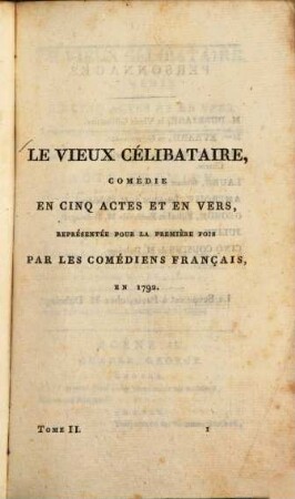 Théàtre et poèsies fugitives, 2
