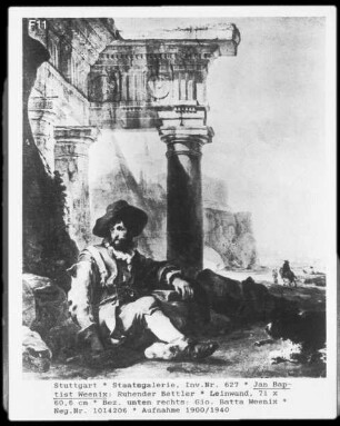 Ruhender Bettler