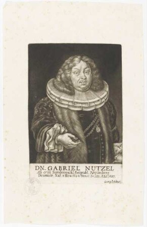 Bildnis des Gabriel Nutzel