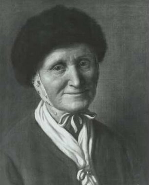 Bildnis einer alten Frau mit Pelzmütze