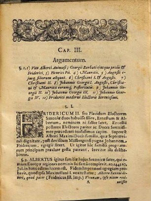 Historiæ Saxonicæ Specimen Tertium