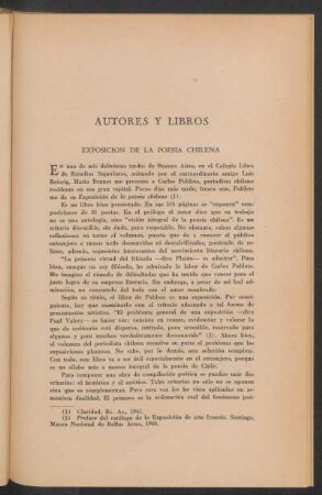 Autores y libros