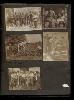 Gruppenaufnahmen, Innen- und Aussenaufnahmen