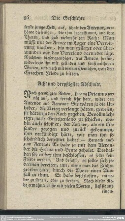 Acht und dreyßigster Abschnitt