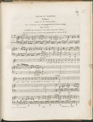Oscar et Malvina : romance