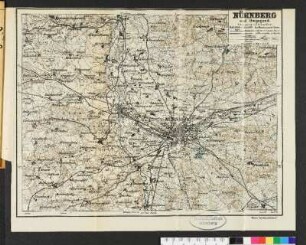 NÜRNBERG und Umgegend [Karte]