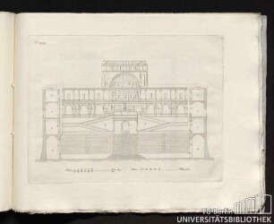 P. XXIX. [Coupe par travers du Belvedere.]