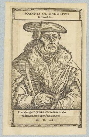 Bildnis des Johannes Oldendorp