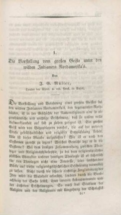 793-869 Die Vorstellung vom großen Geiste unter den wilden Indianern Nordamerika's