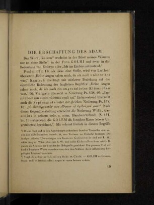 Die Erschaffung des Adam