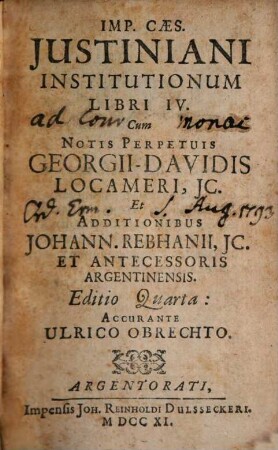 Institutiones Iustiniani