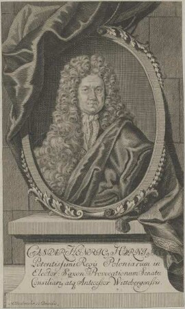 Bildnis des Casparus Henricus Hornius