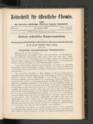 Heft XX. 30. Oktober 1902.