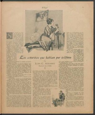 Las señoritas que hablan por teléfono