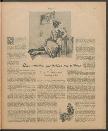 Las señoritas que hablan por teléfono