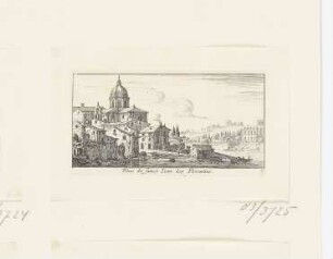 Veue de sainct Iean des Florentins, Blatt 9 der Folge "Recueil de veue de plusieurs edifices"