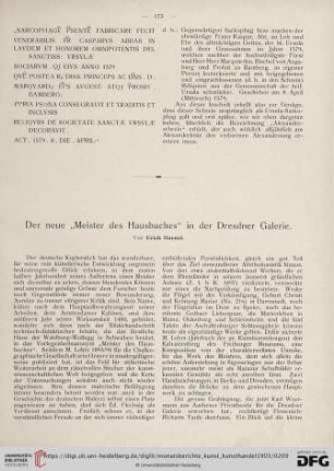 3: Der neue "Meister des Hausbuches" in der Dresdner Galerie