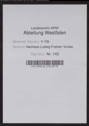 10 Briefe von Karl Frh. von Stein zum Altenstein