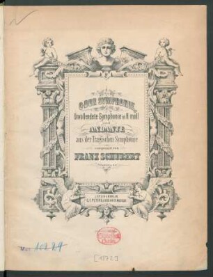 C-Dur Symphonie, Unvollendete Symphonie in h Moll und Andante aus der Tragischen Symphonie