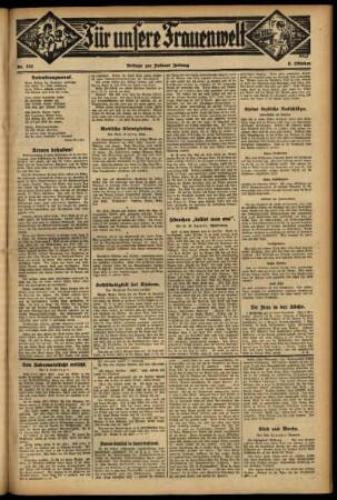 Zweite Ausgabe vom Donnerstag, den 08. Oktober 1931.