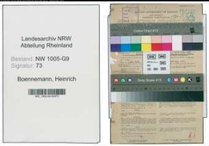Entnazifizierung Heinrich Boennemann , geb. 11.10.1891 (Kfm. Direktor)