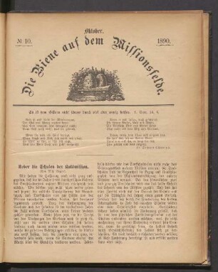 N° 10. Oktober. 1890
