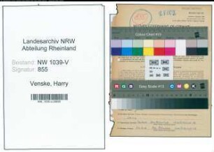 Entnazifizierung Harry Venske , geb. 12.08.1898 (Bankangestellter)