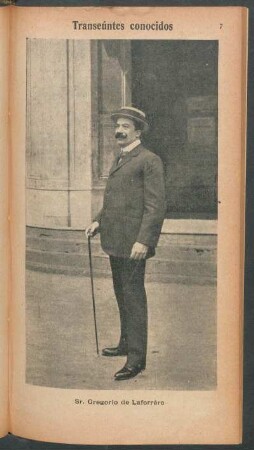 Sr. Gregorio de Laferrère - [Retrato] : Transeúntes conocidos