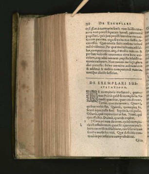 De Exemplari Substitutione.